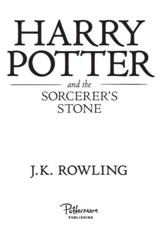 Harry Potter and the sorcerer's stone